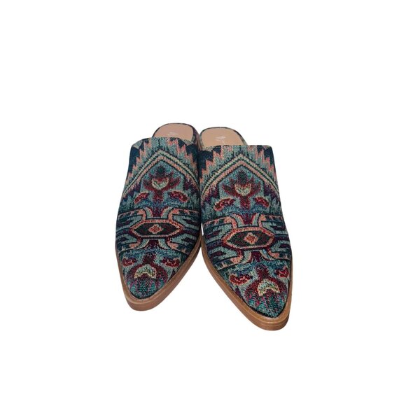 Wonderly Southwest Lasso Cowgirl Mules Aztec Boho Santa Fe Western Boot - Picture 11 of 11